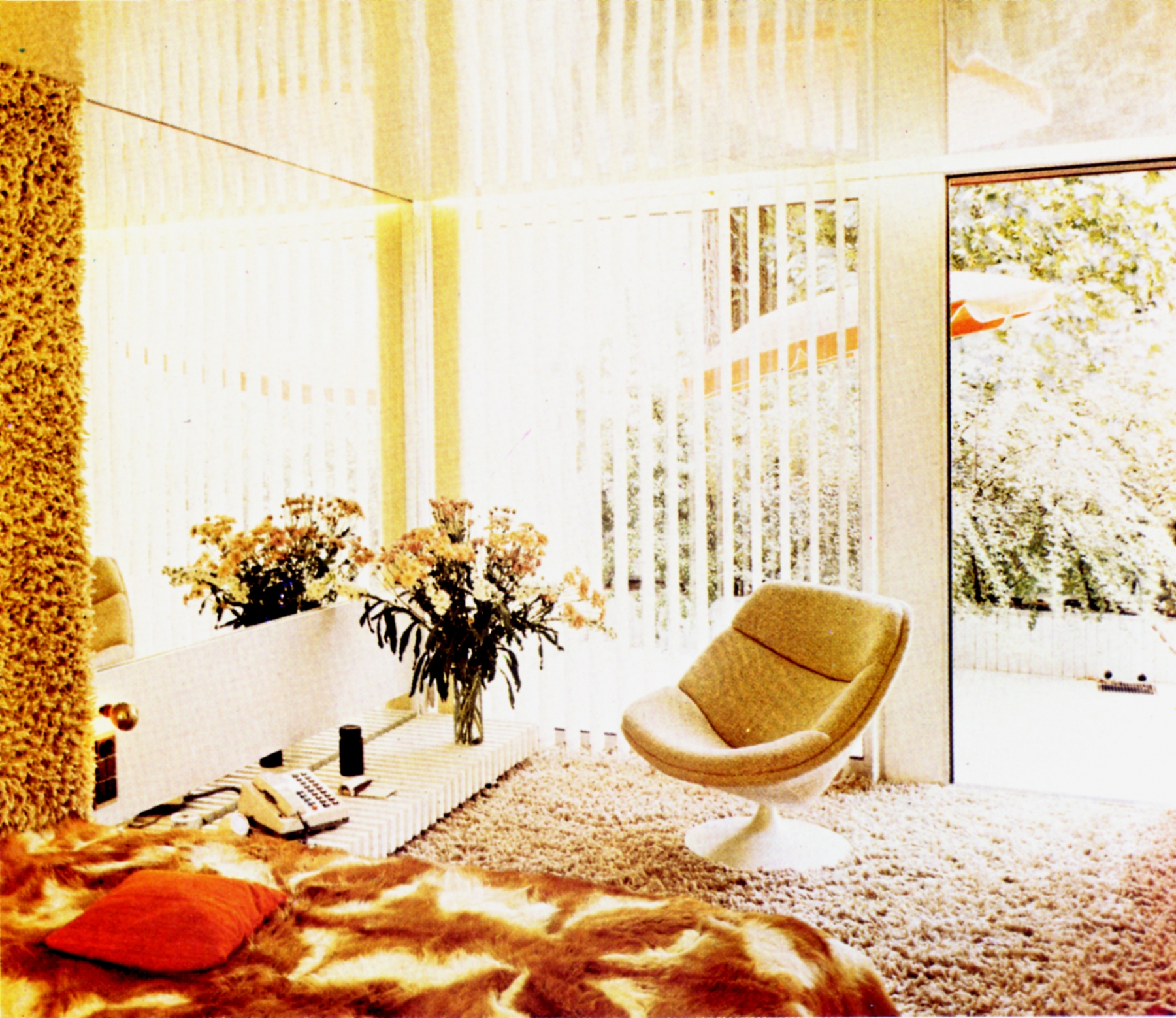 Apartment with Low Table by Pierre Guariche, c. 1960s
