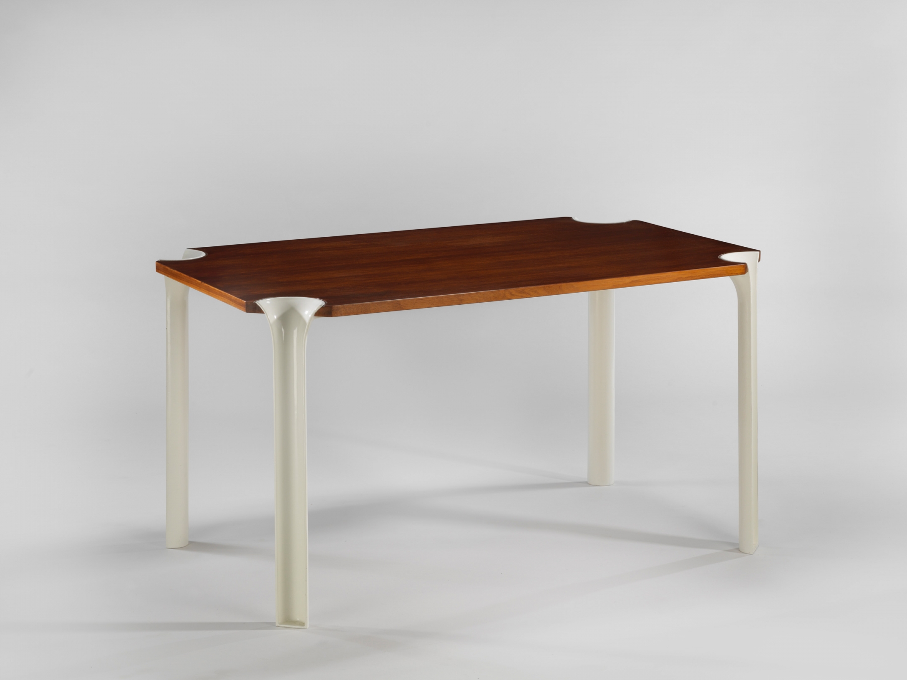 Table from the same program with a Weng&eacute; wood top.
INQUIRE&nbsp;Andr&eacute; Monpoix Table, 1972
