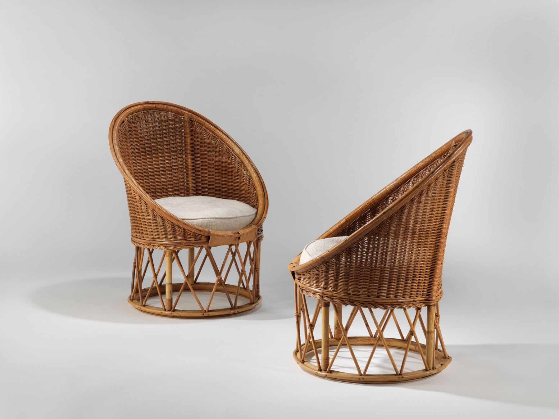 INQUIRE&nbsp;Attributed to Louis Sognot,&nbsp;Pair of Armchairs, c. 1954